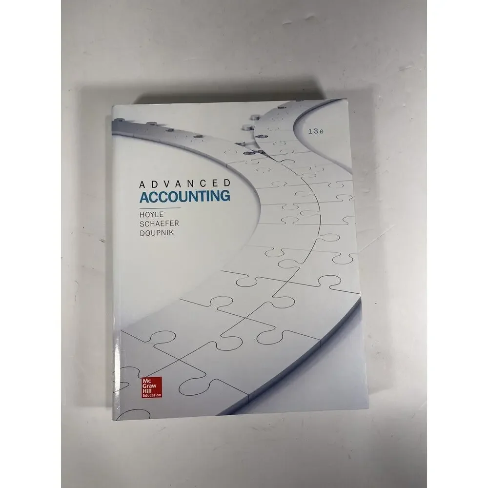 Advanced accounting 13th edition by Hoyle Schaefer Doupnik McGraw Hill Book Mint